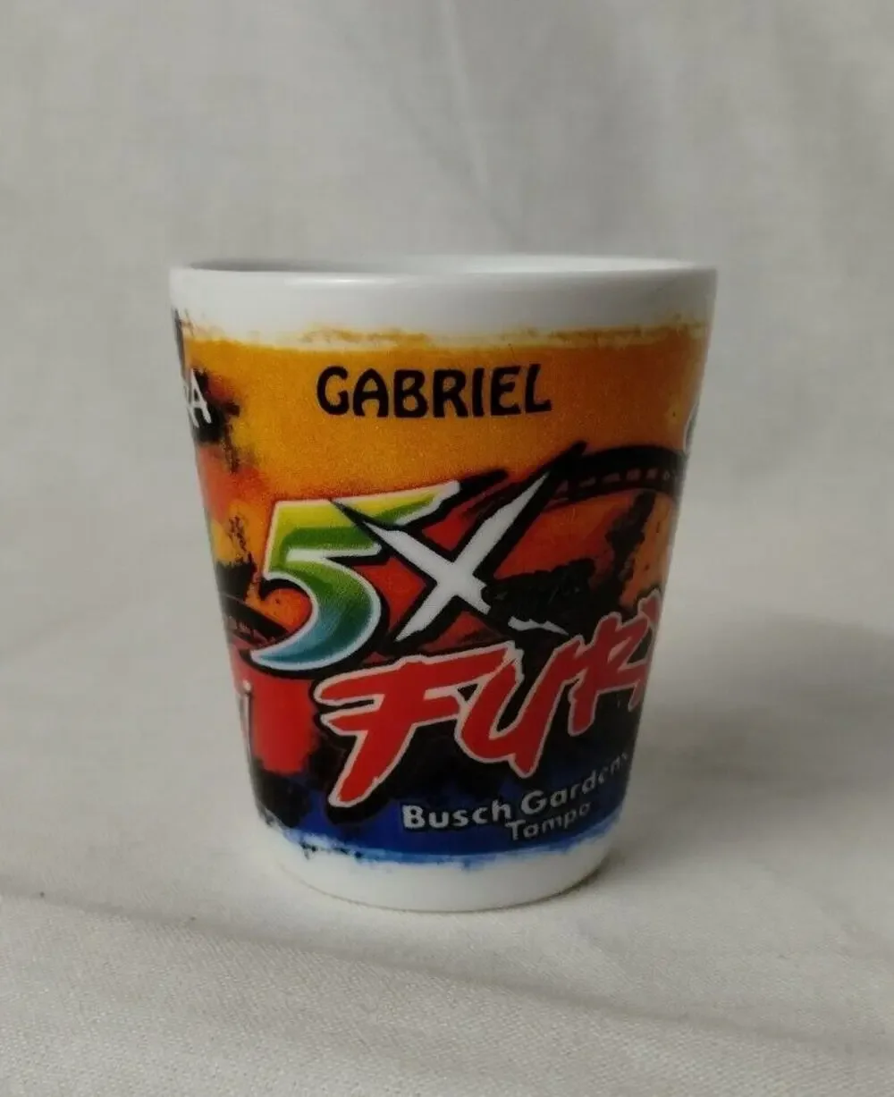 Busch Gardens Personalized Shot Glass - Collectibles Shot glass - Gabriel